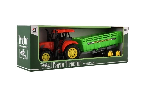 Traktor utánfutóval gyerekeknek