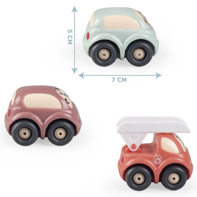 Színes kisautók Little Smoby játékkészlet