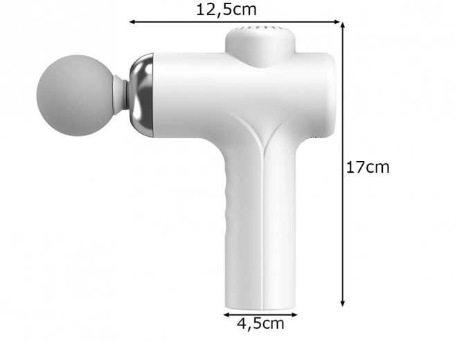 Masszázspisztoly ergonomikus kialakítással