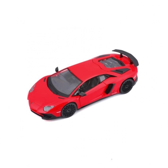 Bburago 1:24 Lamborghini Aventador LP 750-4 SV piros modellautó