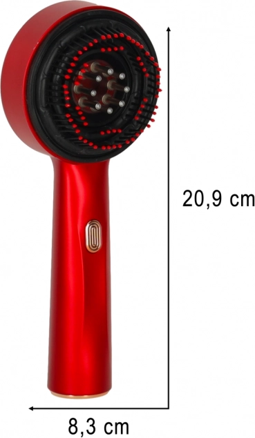 Fejmasszázs kefe USB-vel és infravörös fénnyel