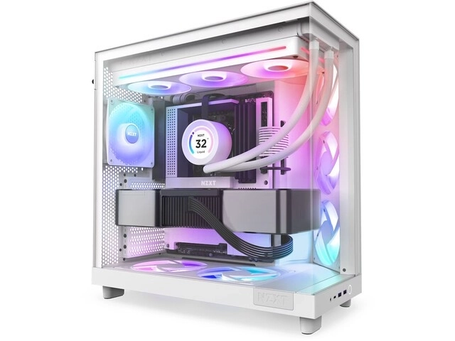 Fehér RGB Core 360 PWM rendszerű ventilátor