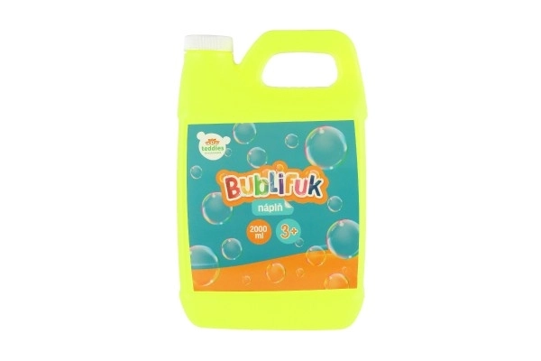 Buborékfújó utántöltő 2 liter, 2 színű kannában