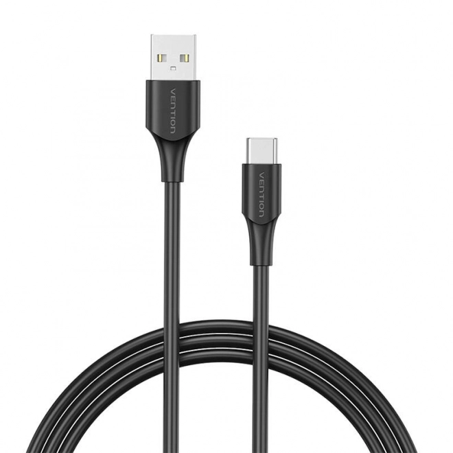 Usb 2.0 - usb-c kábel fekete, 0,25m