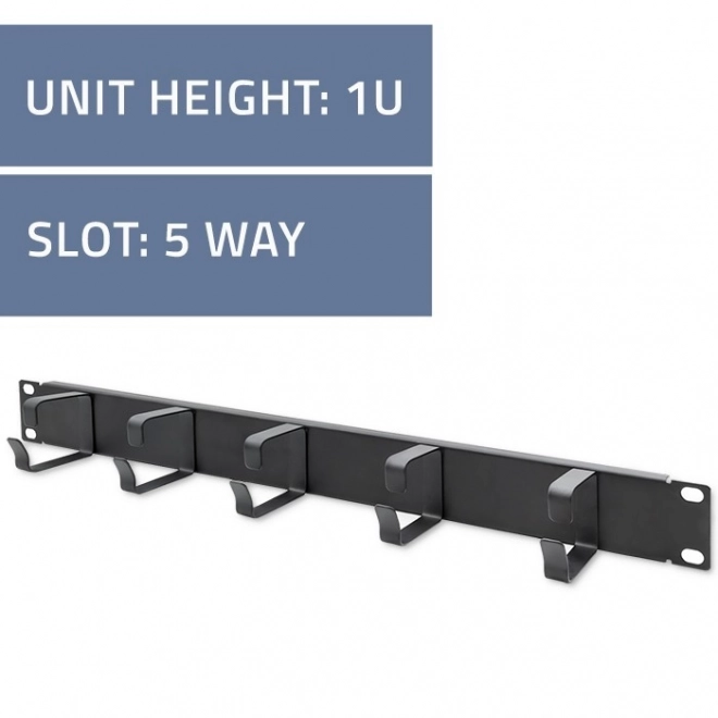 Kábelrendező szekrényhez 19" RACK | 1U