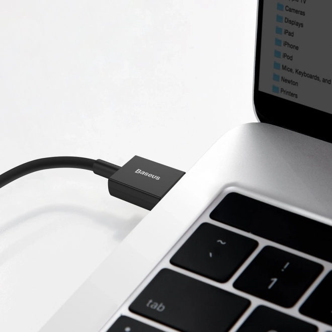 Superior USB-C kábel 66W 1m fekete