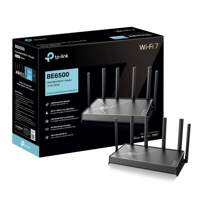 Két sávos Wi-Fi 7 router TP-Link Archer
