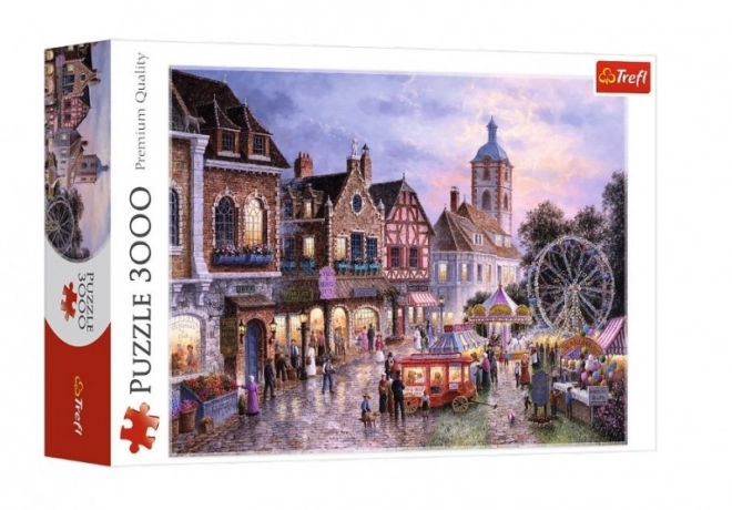 Régi Vidámpark 3000 Darabos Puzzle