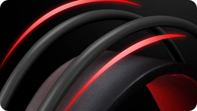 Lenovo játék fejhallgató RGB fénnyel és mikrofonnal