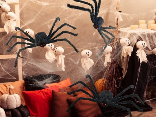 óriás halloween tarantula dekoráció