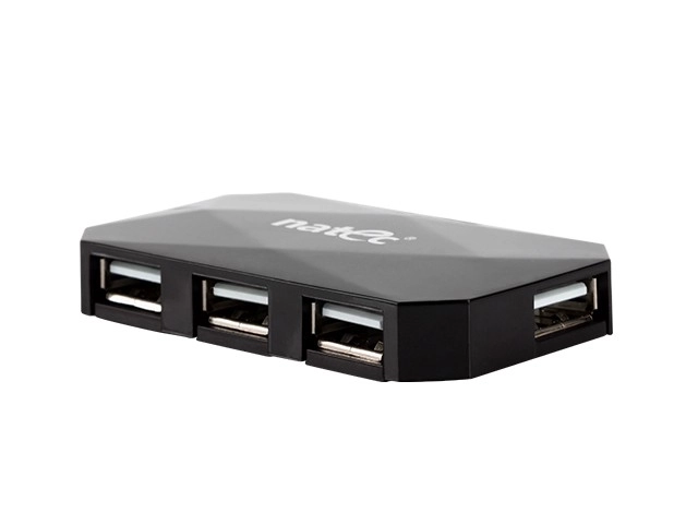 Fekete USB Hub 4-port LOCUST