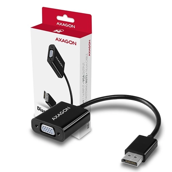 DisplayPort-VGA aktív adapter FullHD csatlakozáshoz