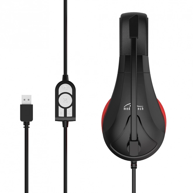 Nemesis USB sztereó gamer fejhallgató mikrofonnal