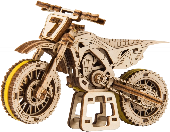 Wooden City 3D puzzle Motocross motor