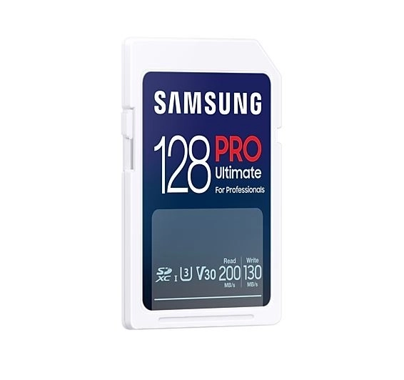 Samsung Pro Ultimate 128GB SD memóriakártya és olvasó