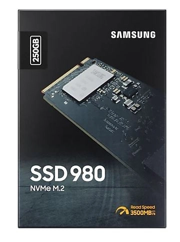 Samsung 980 NVMe SSD meghajtó 250GB PCIe 3.0