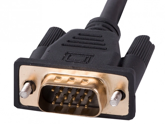 VGA - HDMI kábel 2m arany csatlakozóval