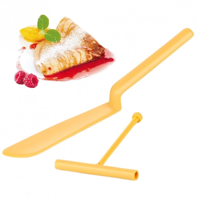 Palacsinta forgató spatula és henger készlet