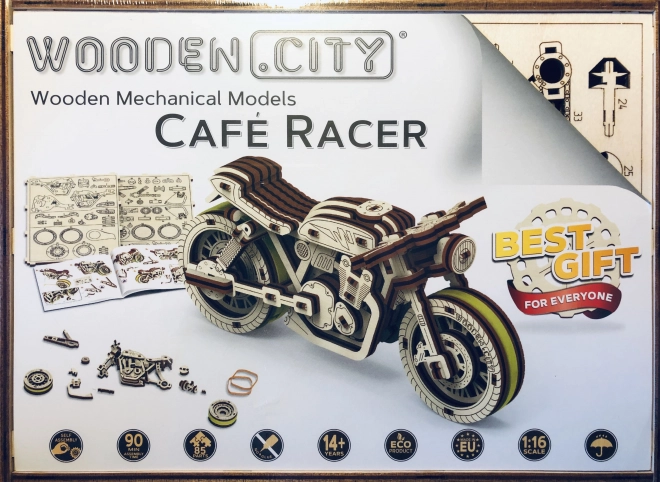 Fa 3D puzzle motor Café Racer