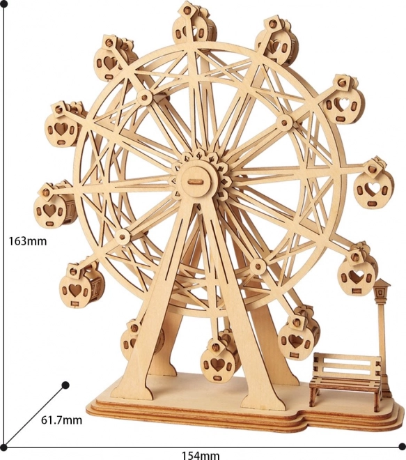 Fakockából készült 3D puzzle - Oroszkerék