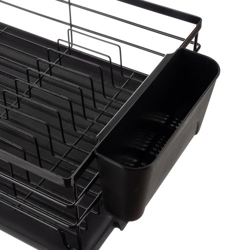 Nagy fekete edényszárító csepegtetővel Loft