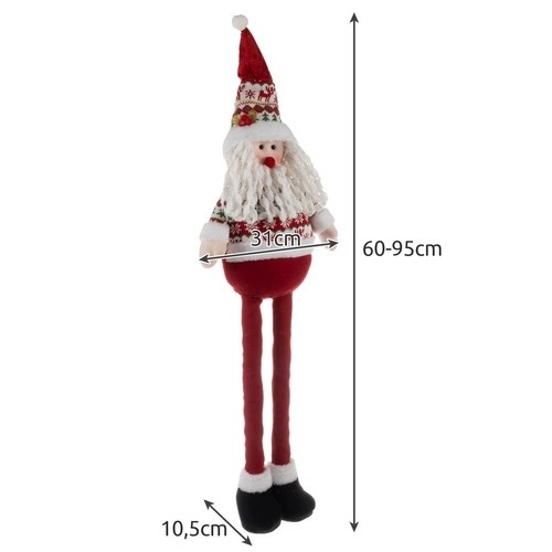 Karácsonyi teleszkópos mikulás 95 cm