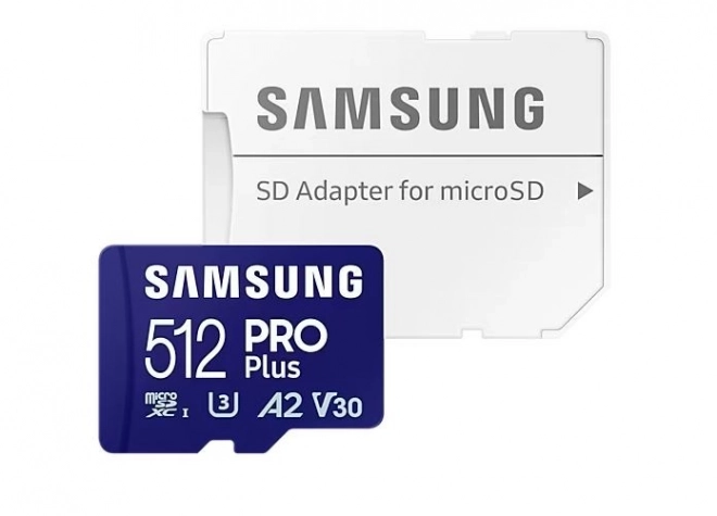 Samsung pro plus microSDXC 512GB kártya