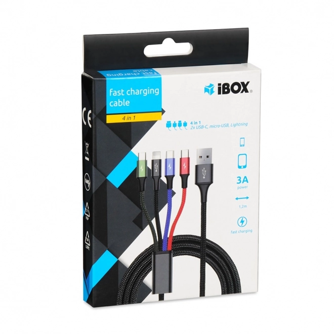4 az 1-ben többfunkciós USB kábel