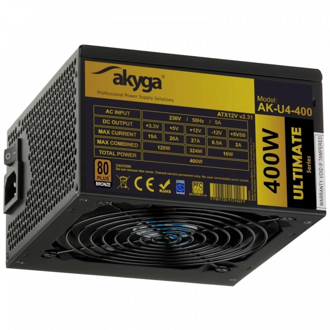 ATX 400W 80+ Bronz tápegység