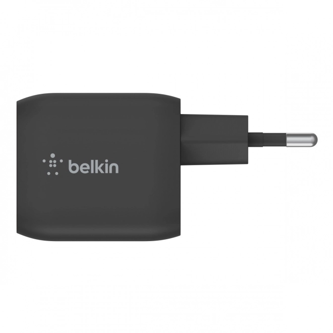 Dupla falió töltő 45W USB-C GAN PPS fekete