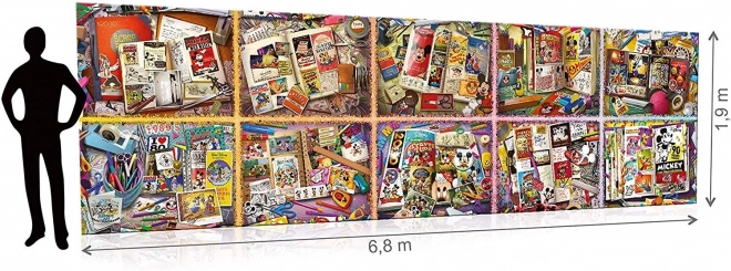 Puzzle 40 000 darabos Mickey-vel az évek során