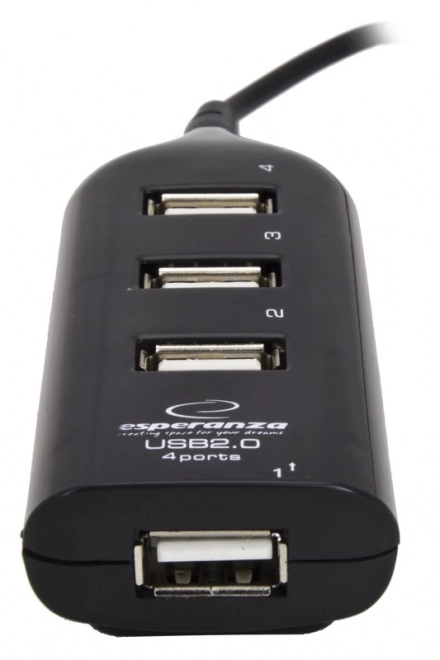 4 portos USB 2.0 elosztó