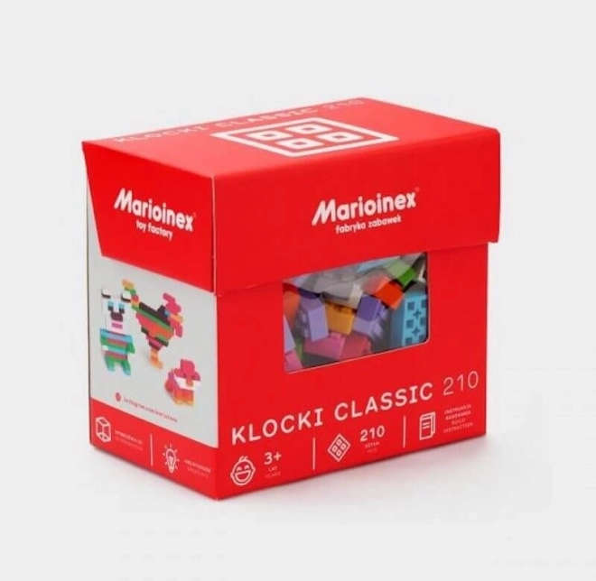Konstruktor Classic 210 darabos építőkészlet