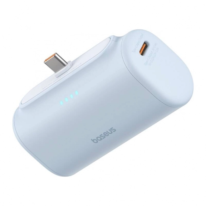 Baseus kompakt USB-C powerbank 5000 mAh, 20W kék