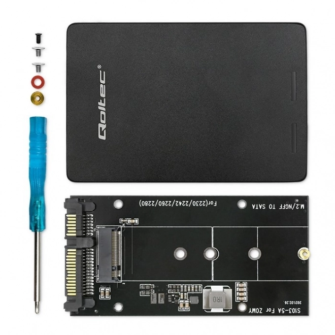 Qoltec M.2 SSD Sata Adapter