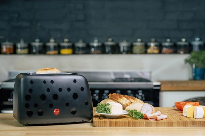 Toaster fekete buborék sorozat ELDOM