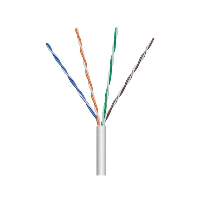Telepítő kábel U/UTP Cat5e réz 305m szürke