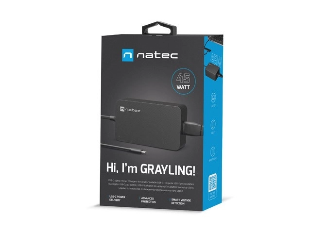 Natec Grayling USB-C 45W gyorstöltő laptopok számára