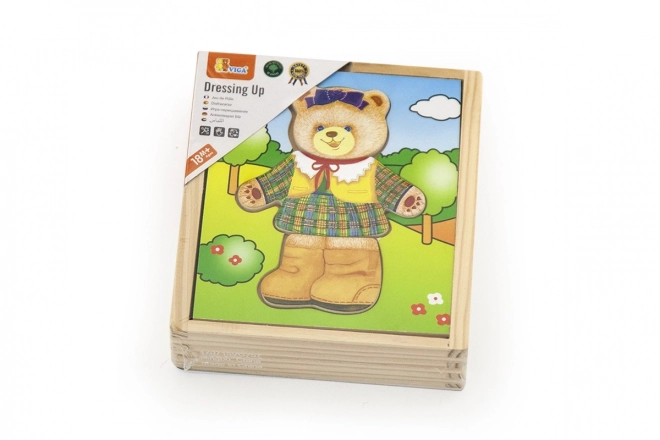 Viga fa logikai puzzle, macilány öltöztető játék