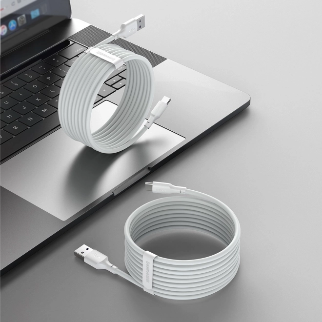 Baseus white usb-c adatkábel készlet