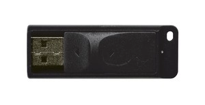 Pendrive 64GB fekete csúszkás