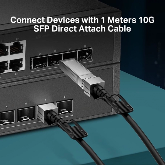 Direct Attach 1 m SFP+ kábel