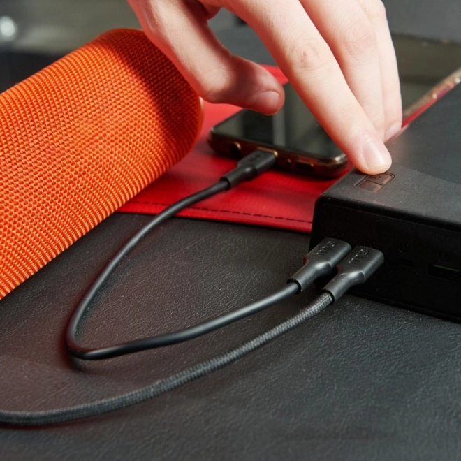 Zöld szilikon PowerFlex 100W USB-C-USB-C kábel