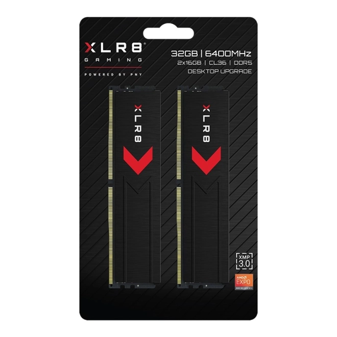Pny XLR8 Gaming DDR5 memória 32GB (2x16GB) 6400 C36