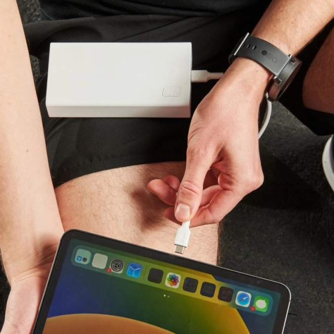 Usb-c - usb-c kábel PowerStream 100W fehér, 1,2m
