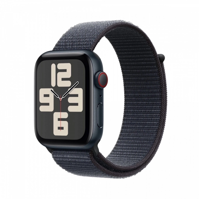 Alumínium Apple Watch SE GPS + Cellular, Éjfekete, 44 mm