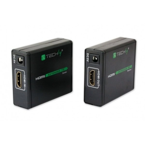 Hdmi jelerősítő Cat6/Cat7 kábelen, 60m, FullHD 3D, fekete