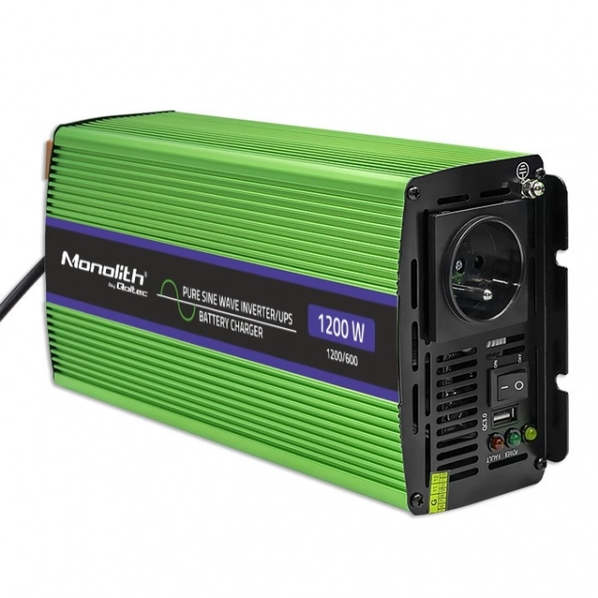 Csomagban: Qoltec Prémium Inverter 600W Csatlakozóval