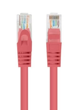 Patchcord kat.5e utp piros kábelkészlet 10 db