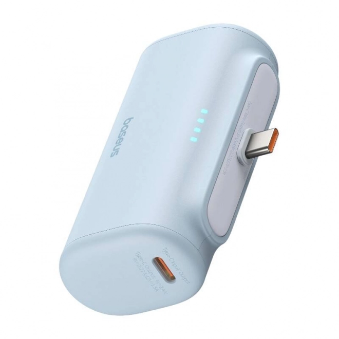 Baseus kompakt USB-C powerbank 5000 mAh, 20W kék